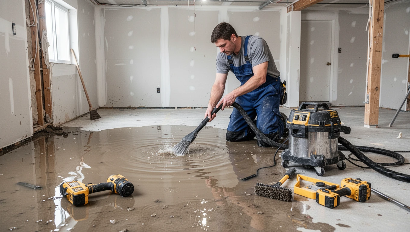 Flooded Basement Cleanup